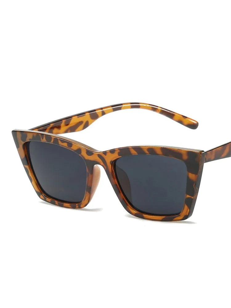 Óculos de Sol Quadrados Vintage Femininos Linda Top