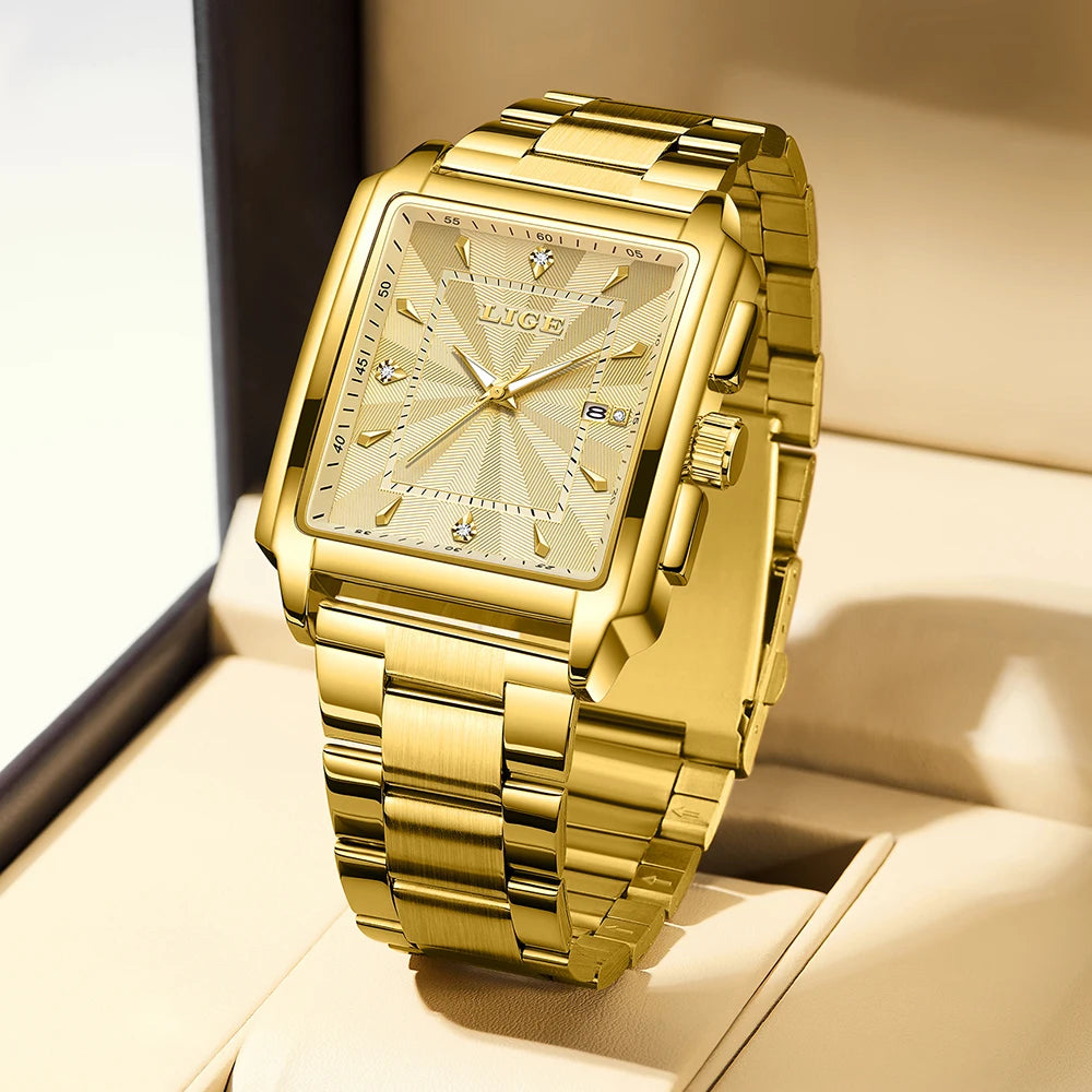 Relógio Feminino Luxo Impermeável Linda Top