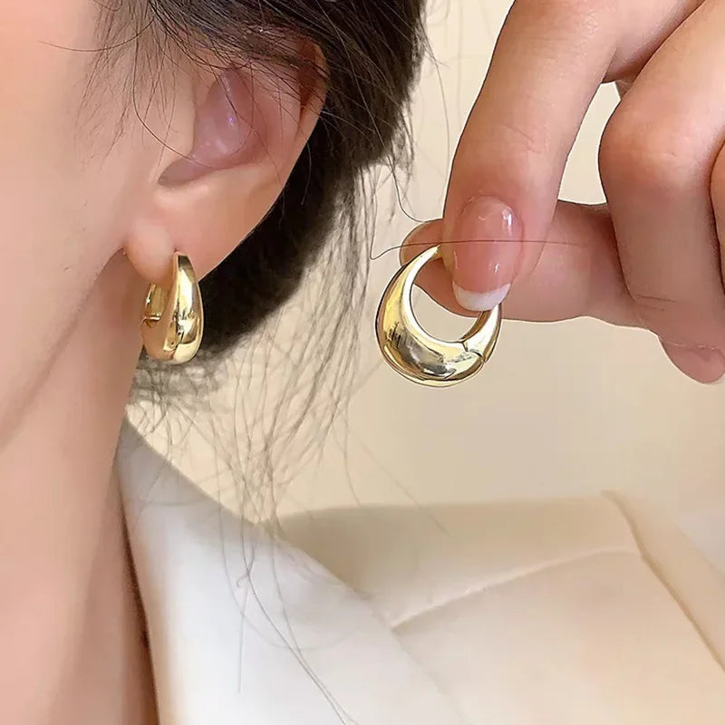 925 prata esterlina vintage ouro brincos redondos para mulheres na moda brinco jóias evitar alergia acessórios de festa presente
