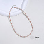 925 prata esterlina 6mm colar de pérolas para mulheres jóias no pescoço pérola grânulo gargantilha itens baratos com presente de festa