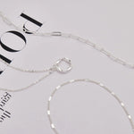 Colares de ouro em camadas para mulheres empilháveis14k ouro prata banhado círculo clipe de papel corrente pingente gargantilha colar conjunto para mulher