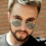 Óculos de sol vintage para mulheres, metal retrô, duplo feixe, óculos Wild Punk, óculos poligonais para o oceano, UV400, moda