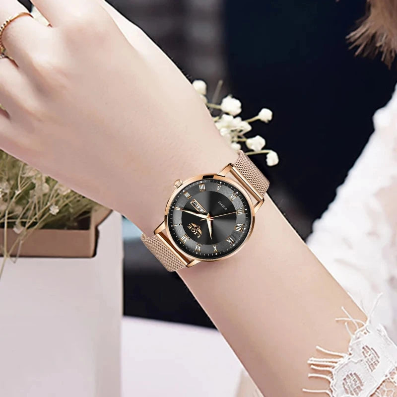 Relógio Feminino Luxo Linda Top - Elegância e Sofisticação