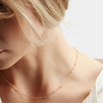 Colar Gargantilha de Aço Inoxidável Linda Top