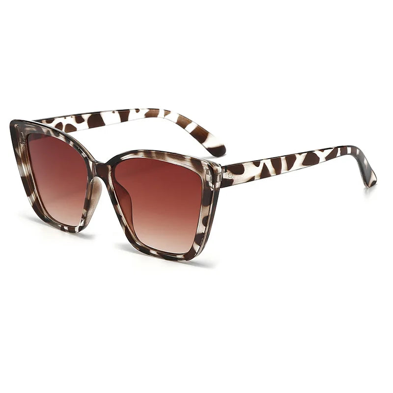Óculos de sol vintage para mulheres, óculos de sol quadrados pequenos, designer de marca feminina, tons retrô, INS moda