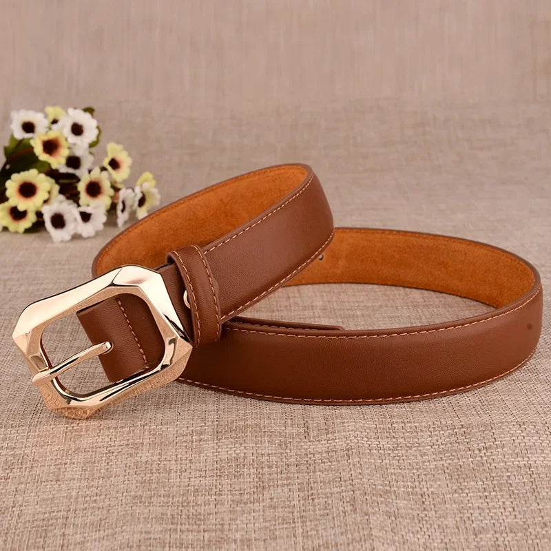 Cinto de Couro Elegante Linda Top
