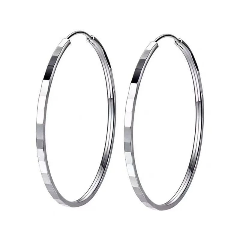 Brincos de Argola 18K Banhados a Ouro Linda Top