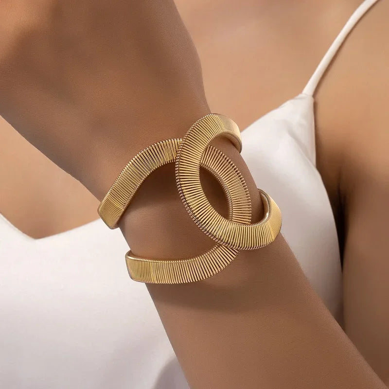 Pulseira Elegância Oca Ajustável Linda Top