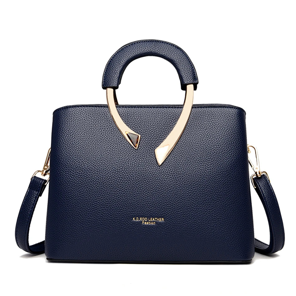 Linda Top - Bolsa Crossbody de Couro Genuíno Luxuosa