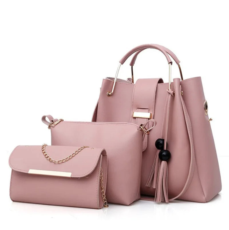 Conjunto Elegante de Bolsas Linda Top - 3 Peças