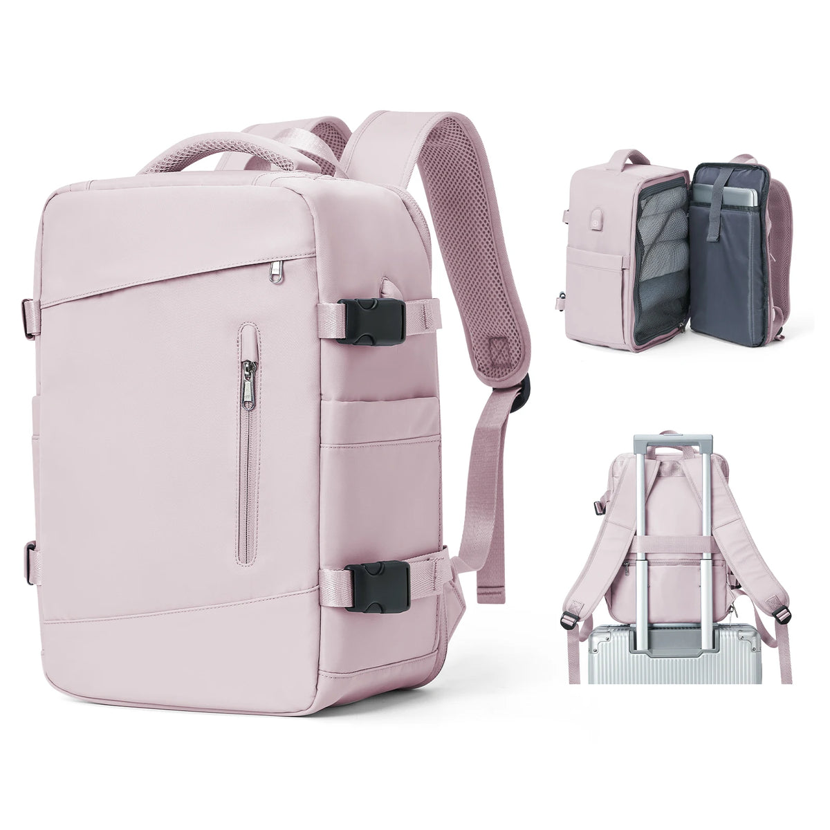 Mochila Feminina luxo para Viagem Aprovada como Bagagem de Mão
