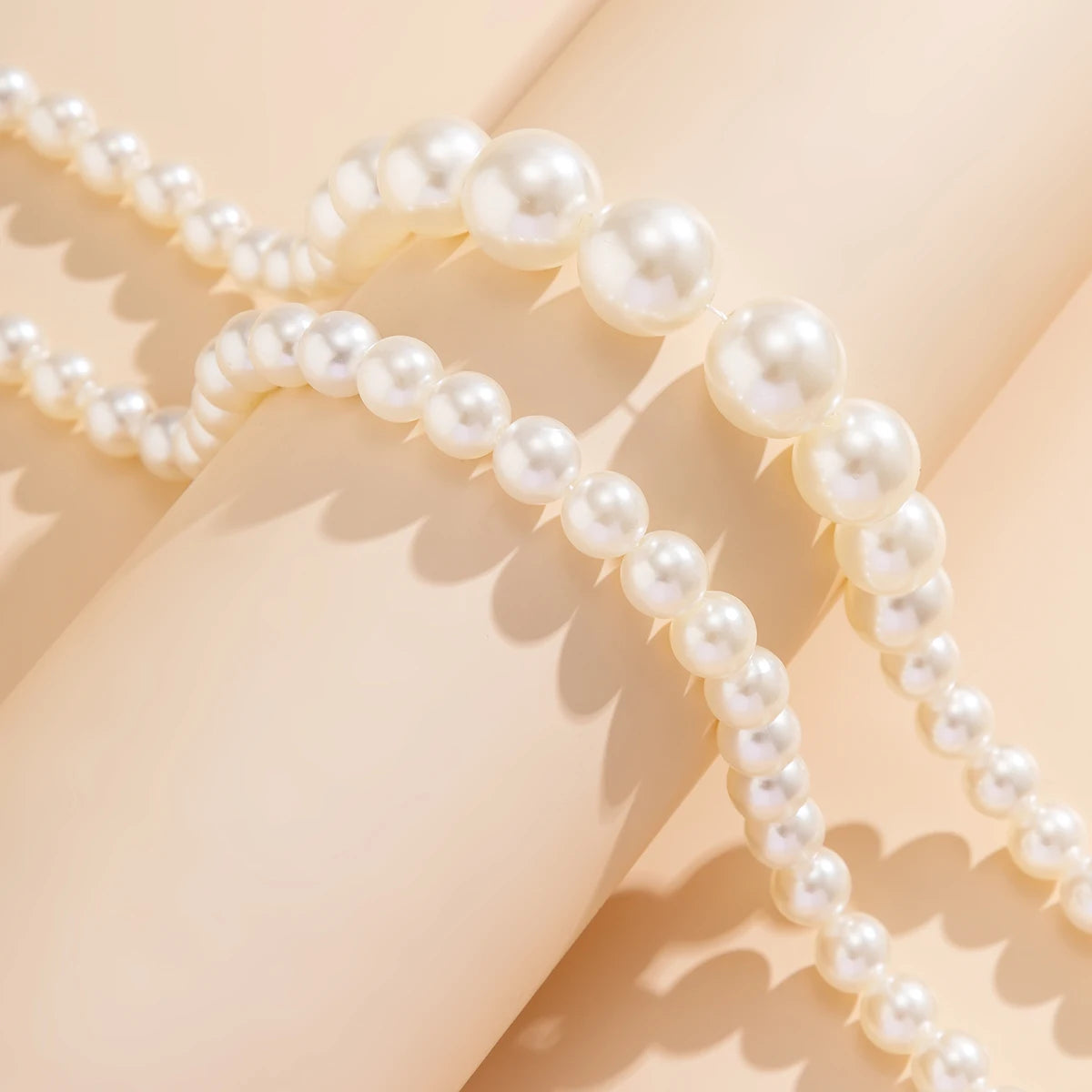 Gargantilha Elegante com Pérolas Imitadas Linda Top
