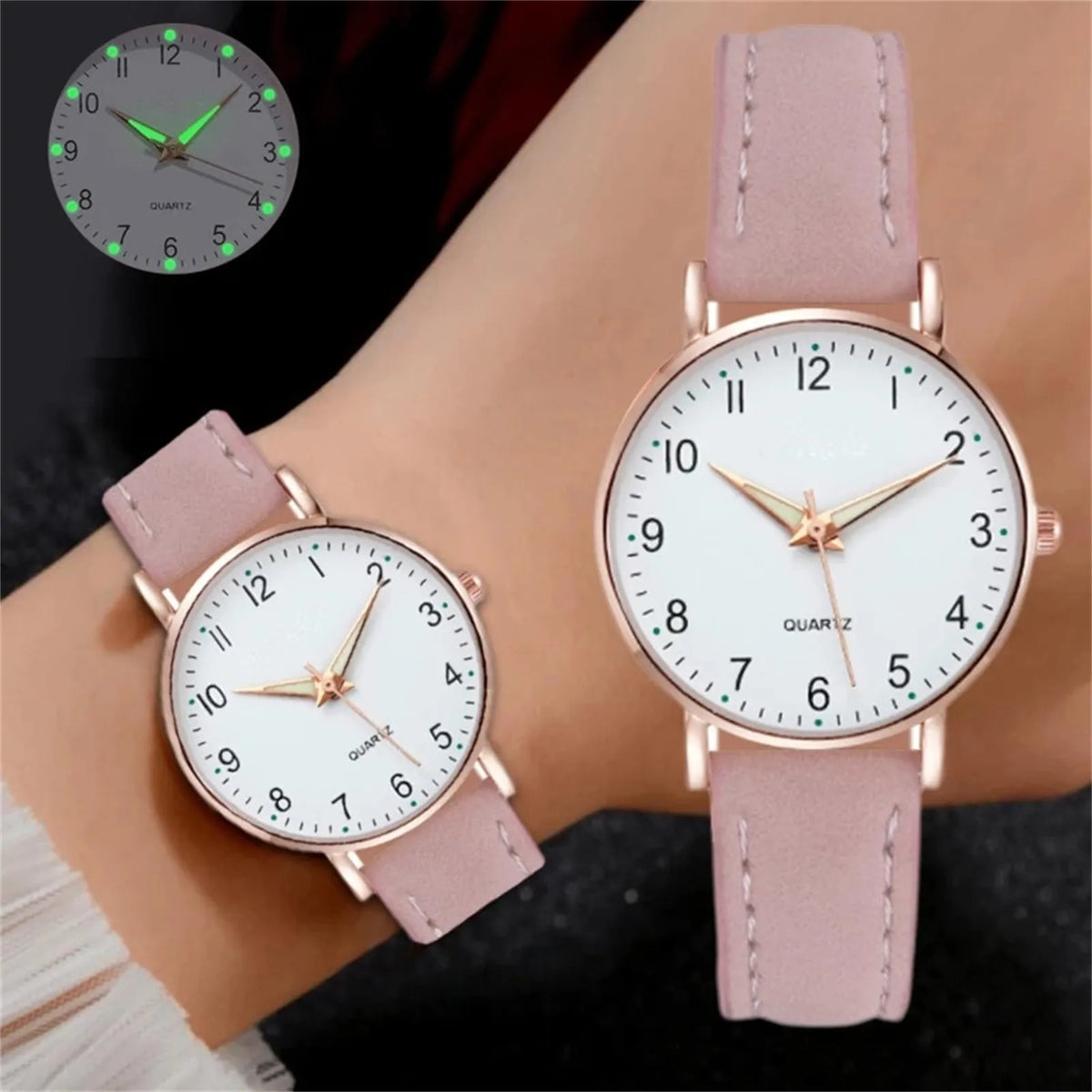 2024 novo requintado e prático senhoras diamante-cravejado luminoso retro feminino relógio cinto de quartzo moderno e minimalista relógio
