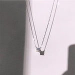 Quente 925 prata esterlina 14k banhado a ouro colar versátil espumante zircão gargantilha clavícula corrente para mulheres jóias de casamento