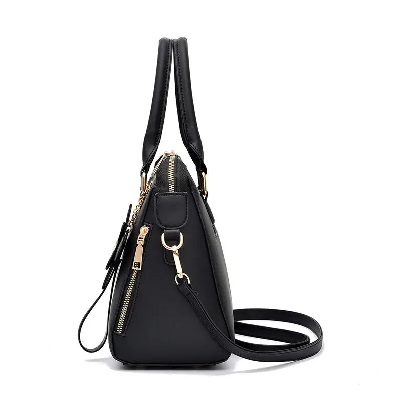 Bolsa Elegante Linda Top com Detalhe Floral