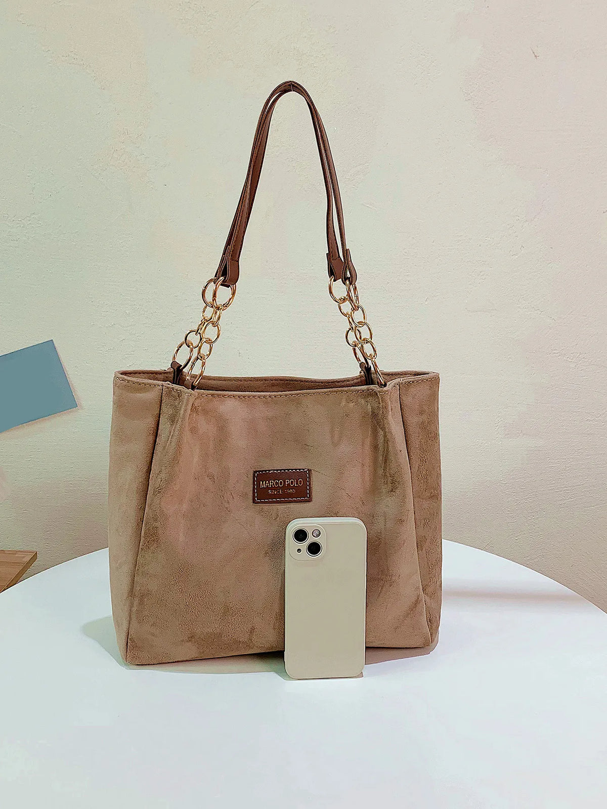 Bolsa Elegante de Camurça Linda Top