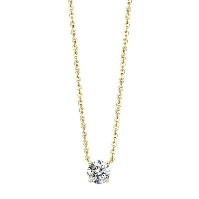 Quente 925 prata esterlina 14k banhado a ouro colar versátil espumante zircão gargantilha clavícula corrente para mulheres jóias de casamento