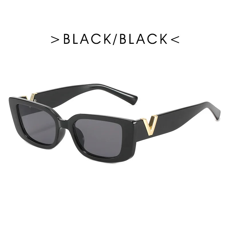 Óculos de Sol Cat Eye Luxo Linda Top UV400