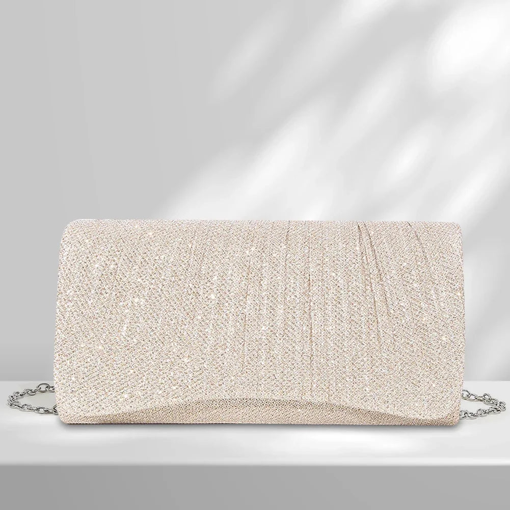 Embreagem de casamento brilhante para mulheres, bolsa de ombro brilhante, bolsas de casamento, bolsa de namoro, bolsa de noite combinando com tudo, bolsa para meninas