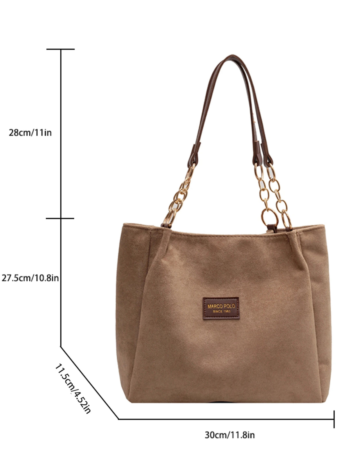 Bolsa Elegante de Camurça Linda Top