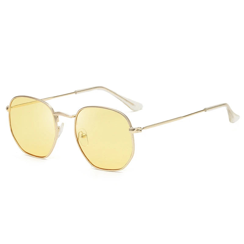 Óculos de sol vintage para homens e mulheres, marca Designer Sun Glasses, feminino Classic Driving Eyewear, UV400