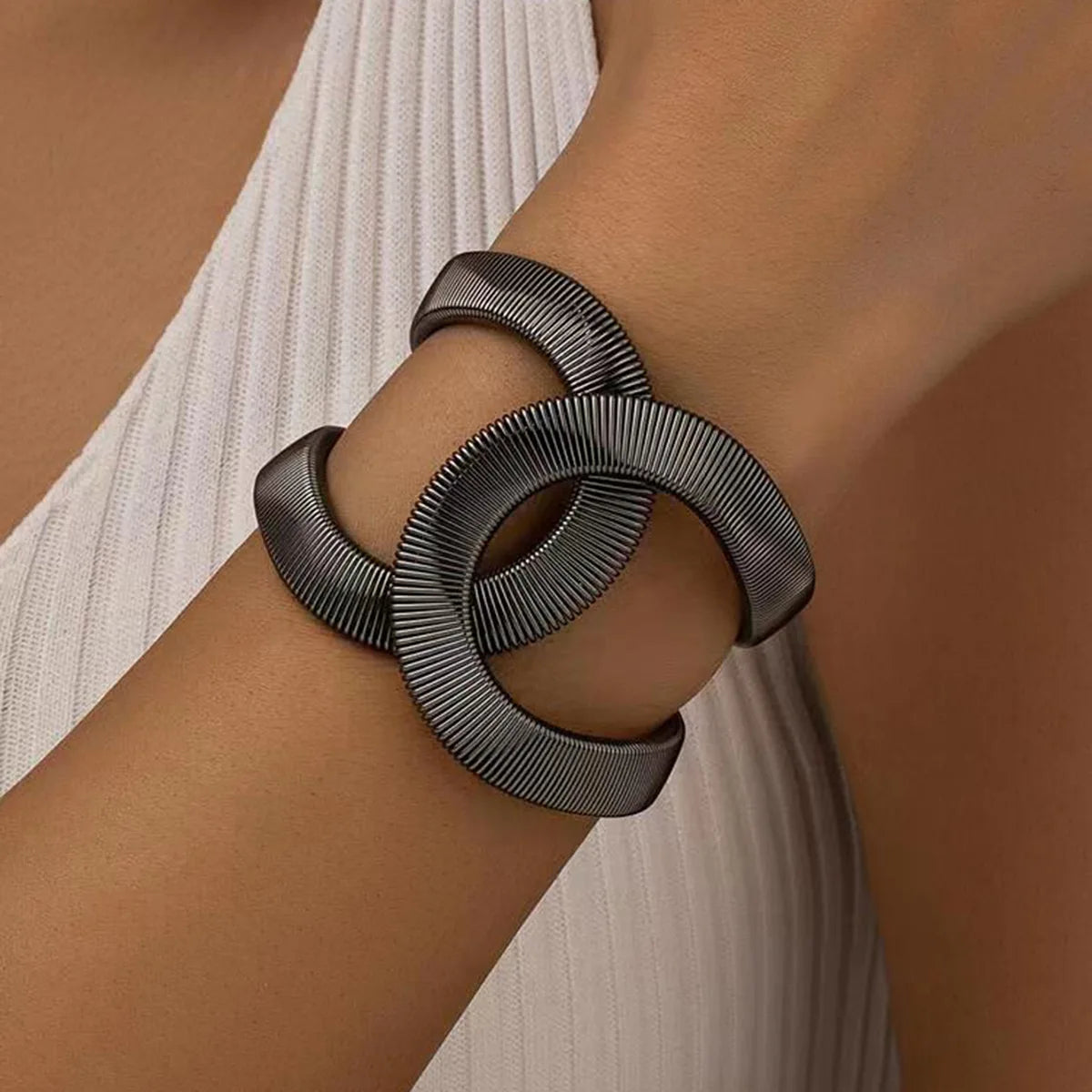 Pulseira Elegância Oca Ajustável Linda Top