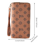 Carteira Feminina Linda Top com Zíper Duplo