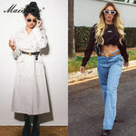 Cinto Punk de Couro PU com Fivela Elegante