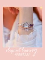 Relógio Feminino Luxo Cristal Quartzo