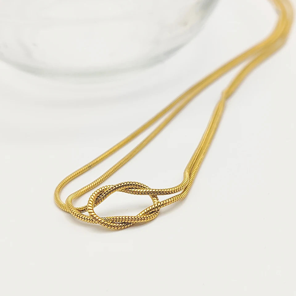 Colar Minimalista Linda Top Banhado a Ouro 14k