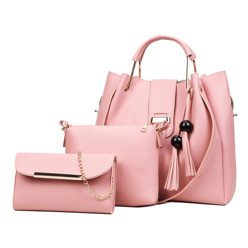 Conjunto Elegante de Bolsas Linda Top - 3 Peças