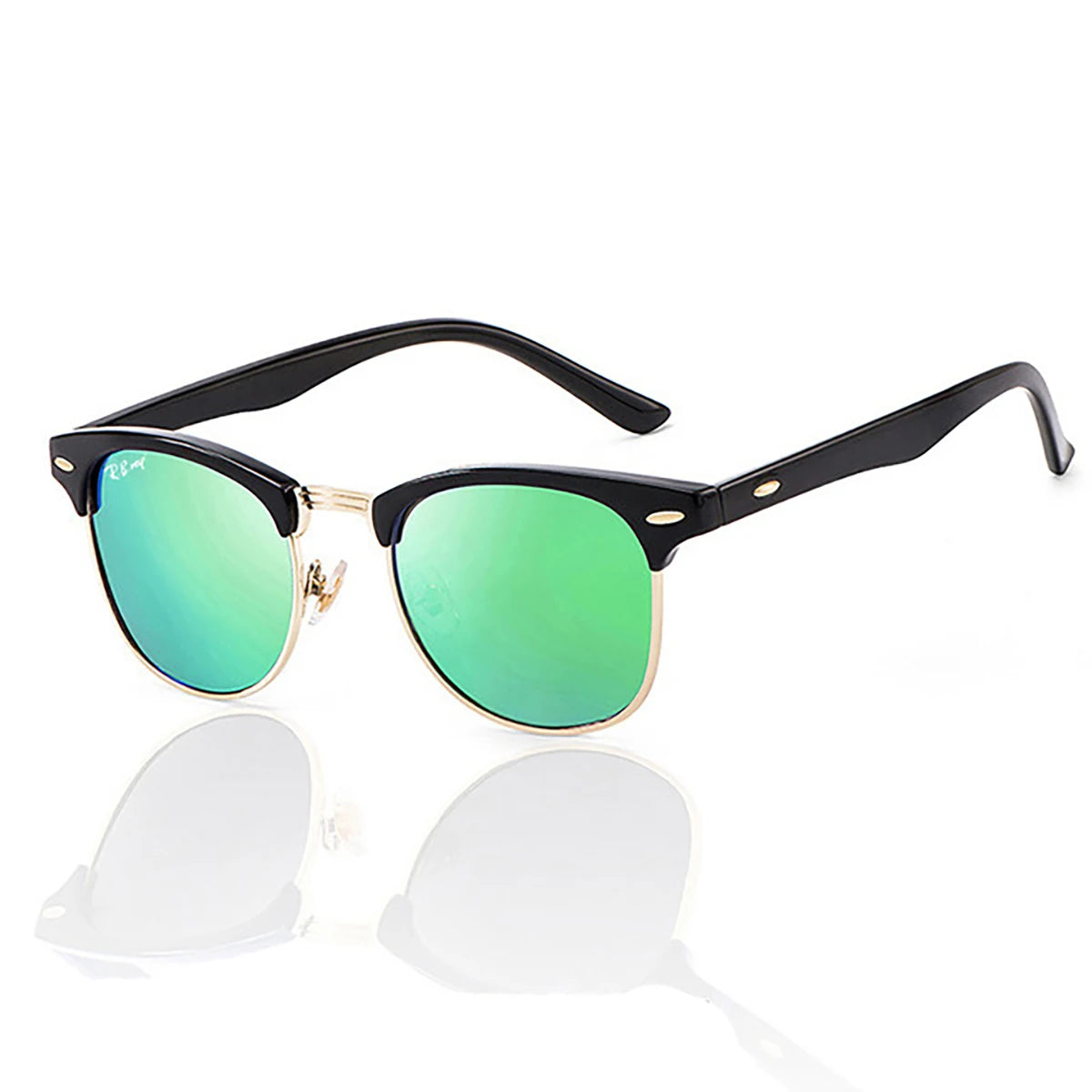Óculos de sol polarizados para homens e mulheres, óculos metálicos para viagens, condução ao ar livre, esportes, proteção UV400, tendência da moda, nova