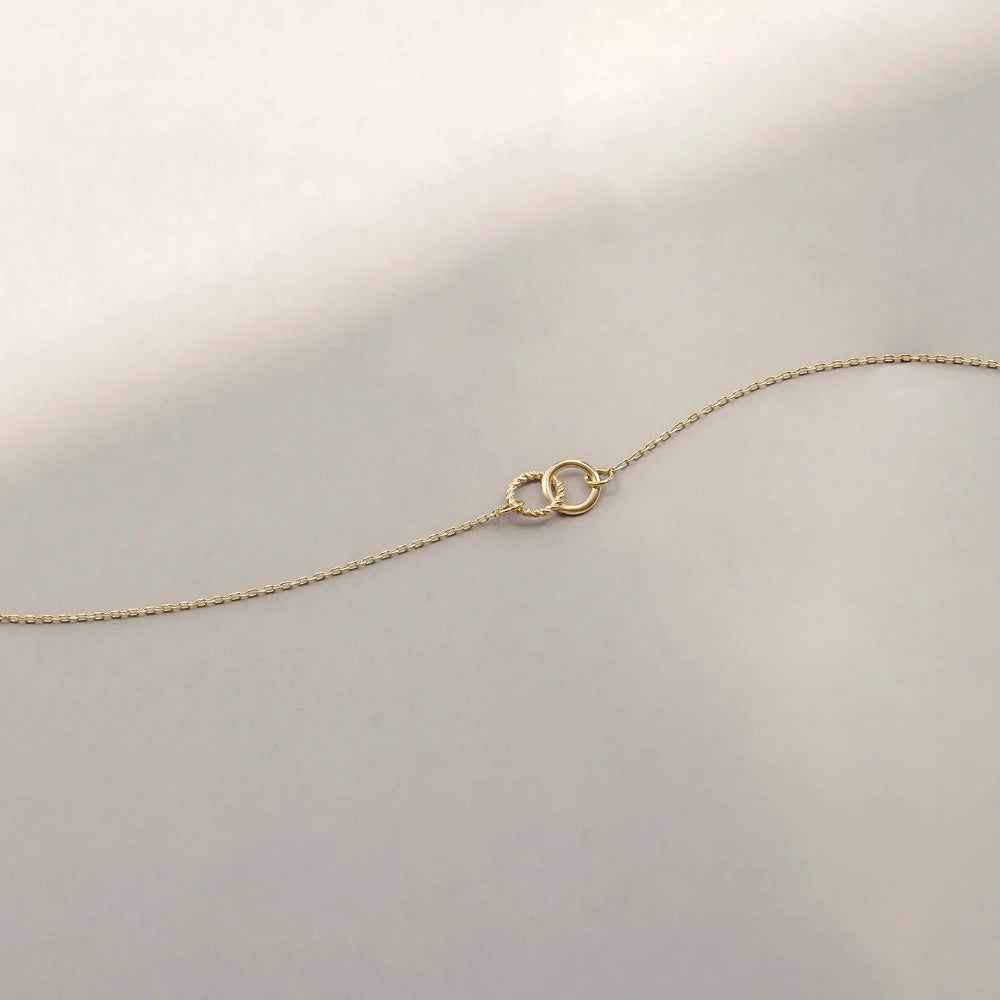 Canner simples clássico 925 prata esterlina banhado a ouro redondo argola pulseira correntes para mulheres moda romântica jóias finas presentes