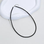 925 prata esterlina 6mm colar de pérolas para mulheres jóias no pescoço pérola grânulo gargantilha itens baratos com presente de festa