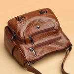 Bolsa Crossbody Linda Top de Couro PU com Charme