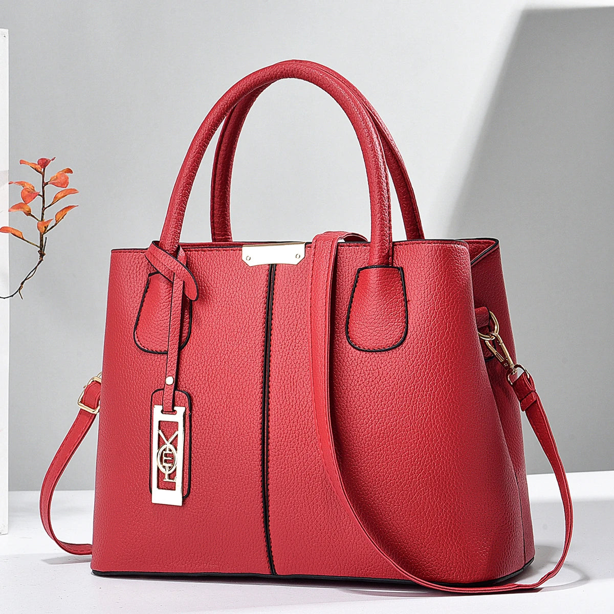 Bolsa Elegante Linda Top em Couro Sintético