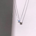 Quente 925 prata esterlina 14k banhado a ouro colar versátil espumante zircão gargantilha clavícula corrente para mulheres jóias de casamento