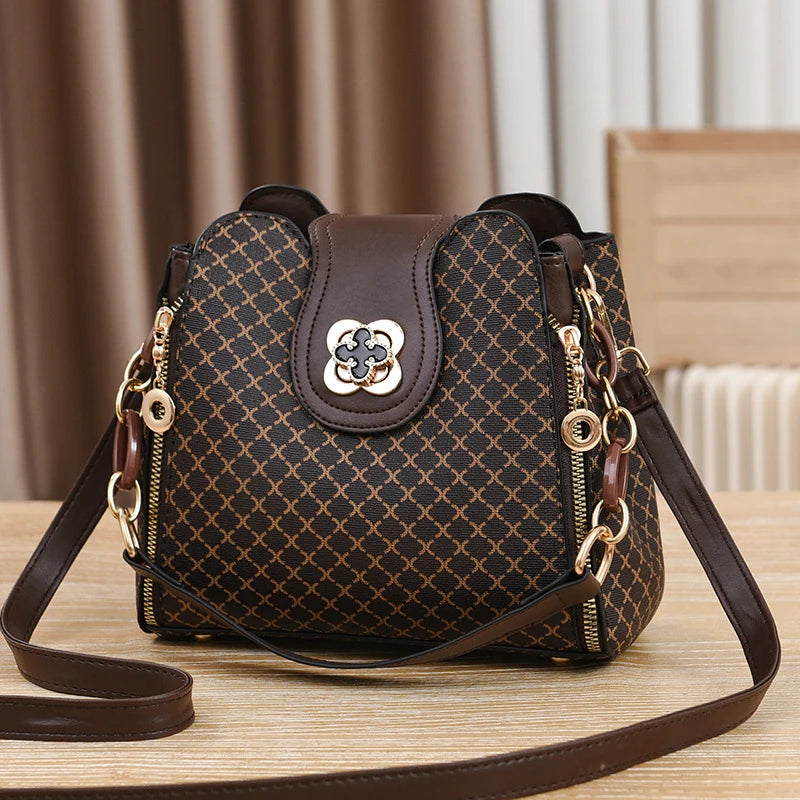 Bolsa Feminina Linda Top Luxo Geométrico