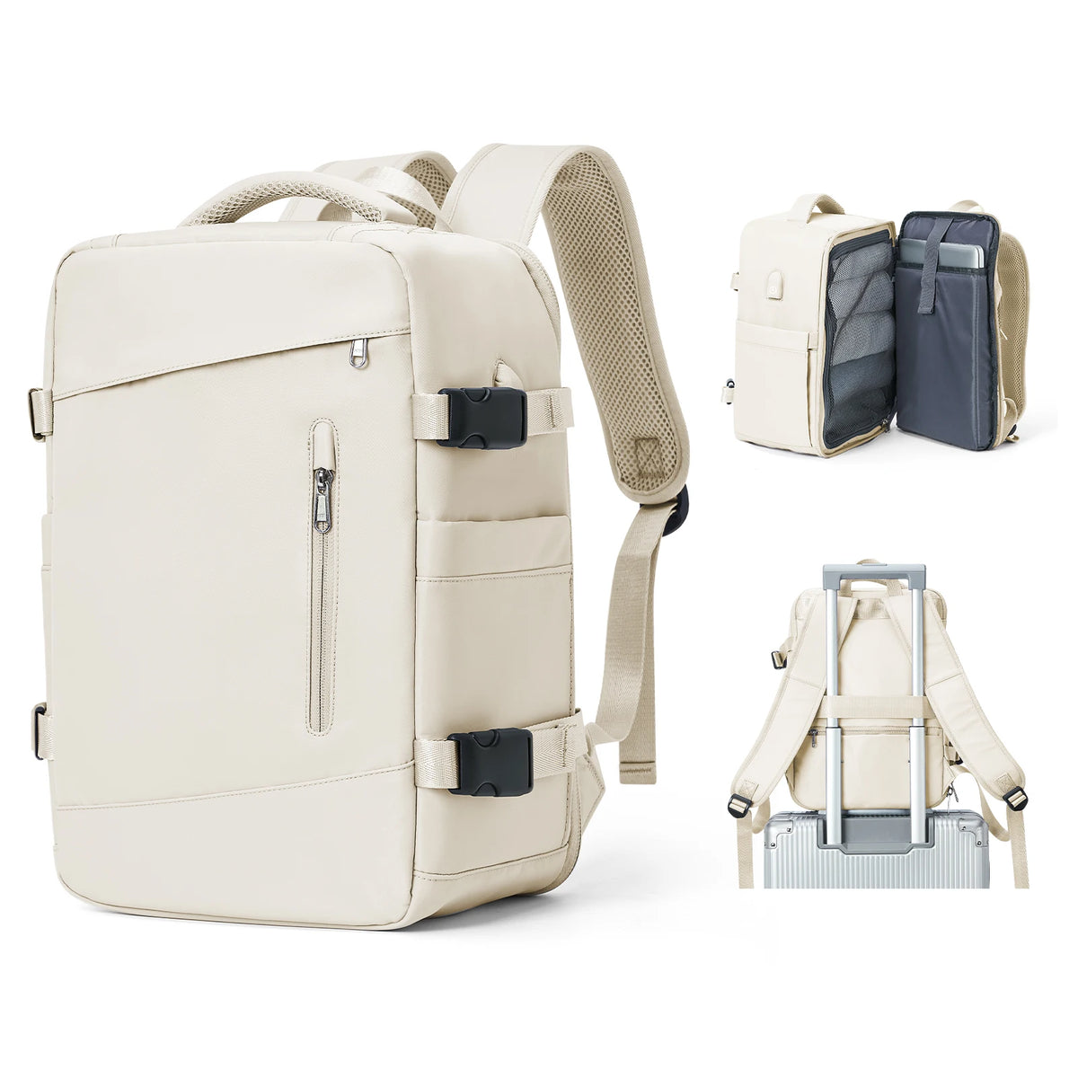 Mochila Feminina luxo para Viagem Aprovada como Bagagem de Mão