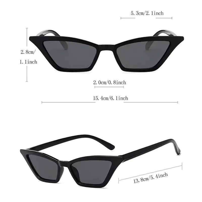 Óculos de Sol Cat Eye Luxo Feminino UV400
