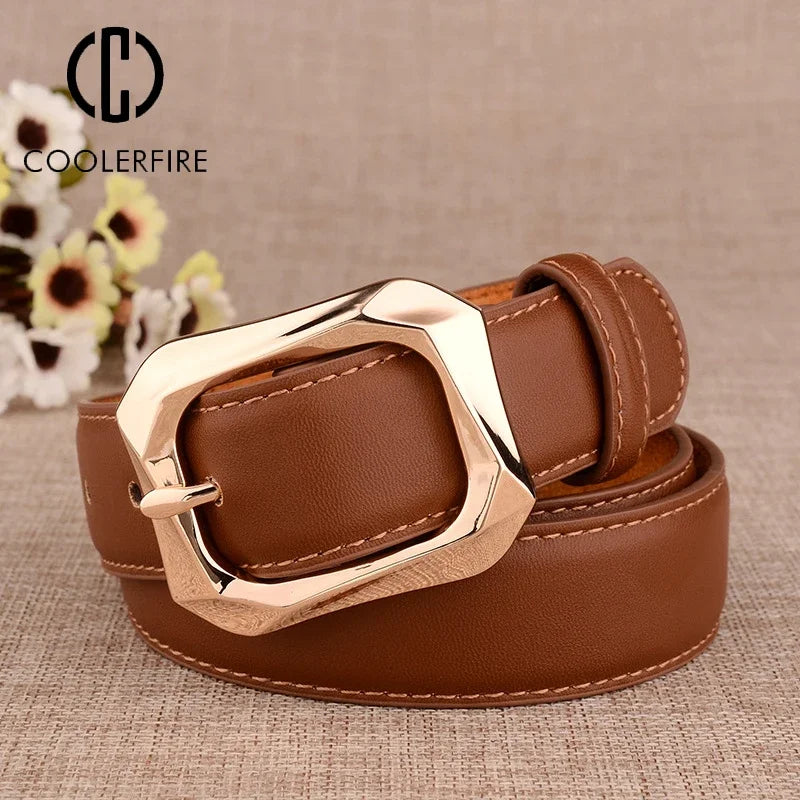 Cinto de Couro Elegante Linda Top