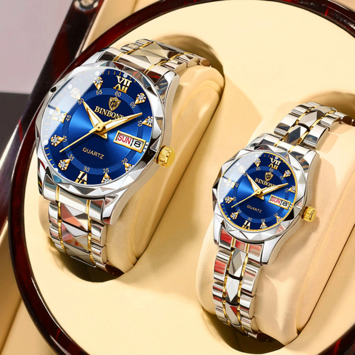 Relógios Elegantes de Casal Linda Top