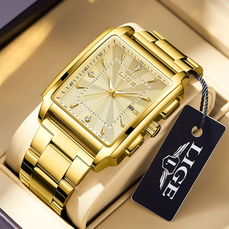 Relógio Feminino Luxo Impermeável Linda Top