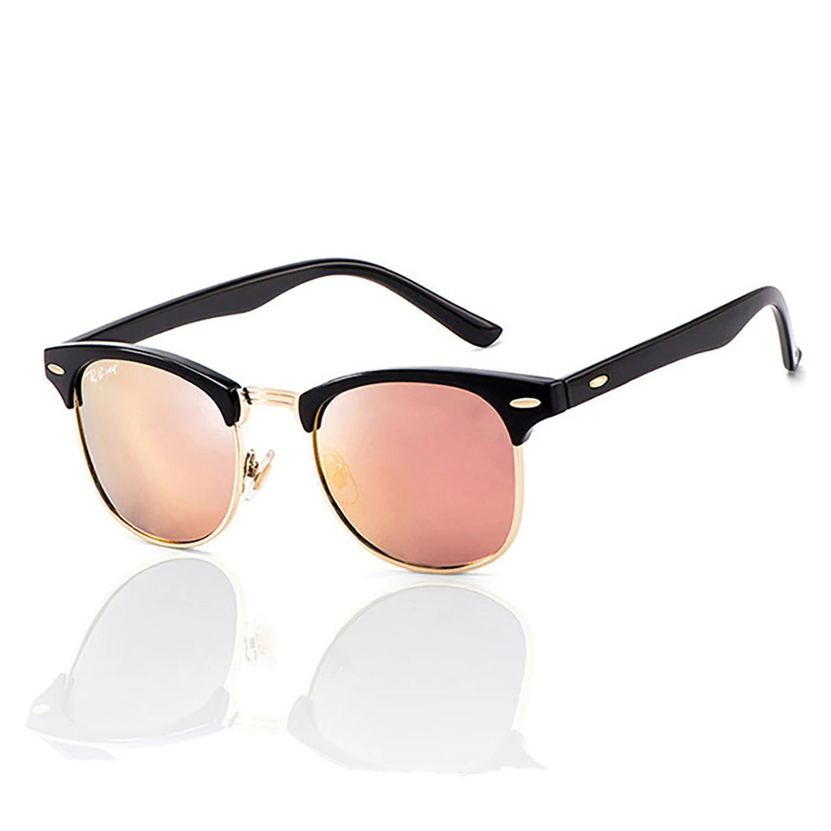 Óculos de sol polarizados para homens e mulheres, óculos metálicos para viagens, condução ao ar livre, esportes, proteção UV400, tendência da moda, nova