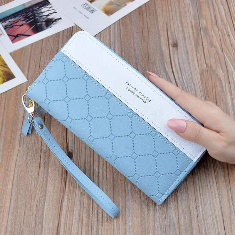 Carteira Clutch Linda Top com Zíper e Borla