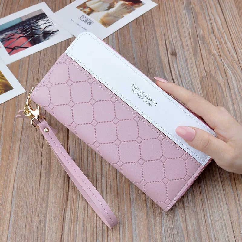 Carteira Clutch Linda Top com Zíper e Borla