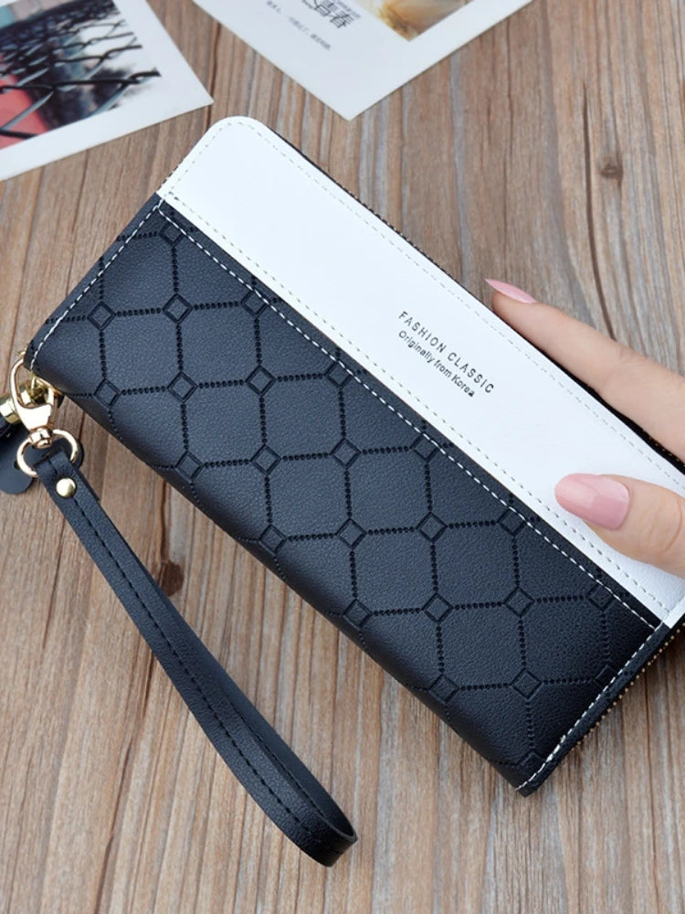 Carteira Clutch Linda Top com Zíper e Borla