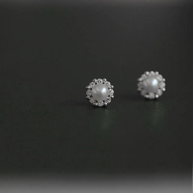 Brincos de ouro 14k de luxo, brincos de ouro real, zircônia, pérola, torção, brincos de luxo para mulheres, pendientes, bijuterias