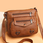 Bolsa Crossbody Linda Top de Couro PU com Charme
