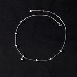 925 prata esterlina quatro folhas flor zircão colar para mulheres gargantilha clavícula corrente jóias finas presente de casamento